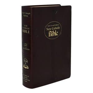 The New Catholic Bible Large Type edition - Burgundy 614/19BG