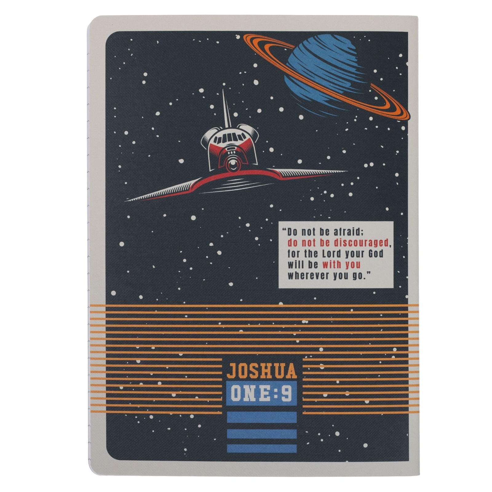 Notebook LG Be Strong and Courageous Josh 1:9