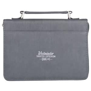 Large Bible Cover Classic Gray Glorify God